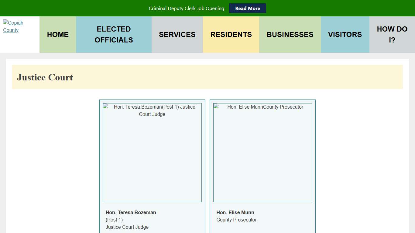 Justice Court - Copiah County